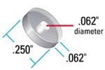 Frit UHMW Nat 10m .062 x .065 x .250 IDEX HS A-116